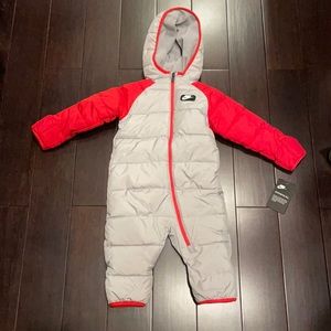Baby Boy Nike Full-Zip Hooded Puffer Snowsuit